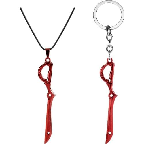 Japan Anime Kill la Kills Scissors Key Chain Alloy Keychain Accessories Pendant Key Ring Charms Keychains for Women Men