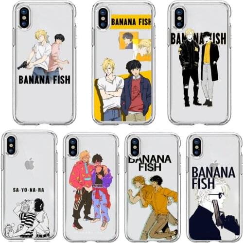 Japan Anime Banana Fish Anime art Phone Case Transparent soft For iphone 5 5s 5c se 6 6s 7 8 11 12 plus mini x xs xr pro max