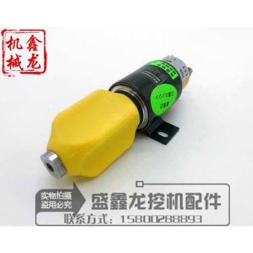 Excavator parts, XCMG 150, long work, 6210 flameout, solenoid valve, flameout switch, oil break protector