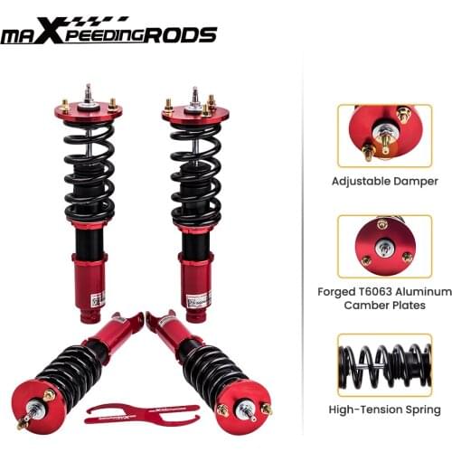 4PCS Coilovers 24 Ways Coilover For Honda Accord 2008-2012 Damper Suspension Shock Struts Kits