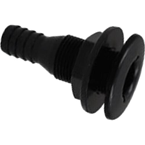 5/8'' Black Boat Thru-Hull Fittings Replacement Bilge Pump Thru Hull Fitting