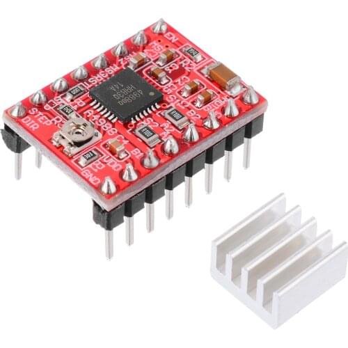 5Pcs Stepper Motor Driver A4988 Stepper Motor Driver Module 3D Printer Polulu StepStick RAMPS RepRap