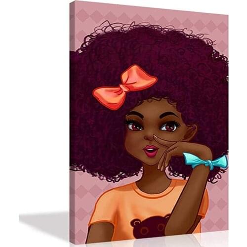 5D Diy Diamond Embroidery African Women Full Square Round Diamond Painting Cross Stitch Kit Mosaic Handcraft Wall StickerZP-4822