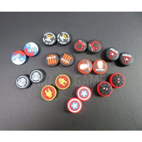 60pcs Silicone Analog Thumb Stick Grips for ps5 PS4 Pro Slim for PS3 Controller for Xbox 360 Thumbsticks Caps