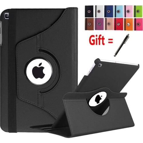 7.9" For iPad Mini 4/5 Case 360 Degrees Flip PU Leather Case Cover For iPad Mini 2019 Stand Cases Smart Tablet Cover Anti-Dust