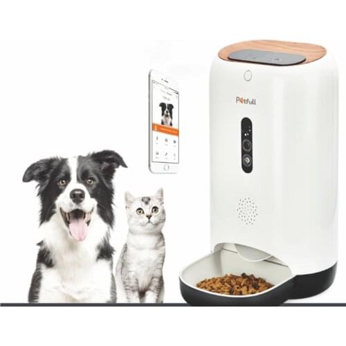 Pet Automatic Feeder Cat Smart Feeder Dog Timing Quantitative Dog Food Cat Food Feeding Video Camera