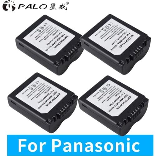 4Pcs CGA-S006 CGR CGA S006E S006 S006A DMW-BMA7 DMW BMA7 Battery for Panasonic DMC FZ7 FZ8 FZ18 FZ28 FZ30 FZ35 FZ38 FZ50 SLR