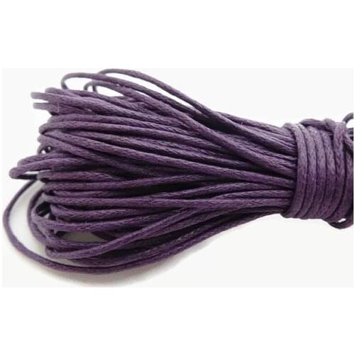 Free Ship 1mm 450 meters Purple Waxed Cotton Cord 500 Yards Color DIY Organza Necklace Cord Wax Bead String