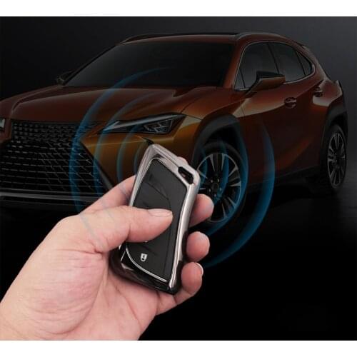 Modified key case Key set ultra-thin key bag zinc alloy decoration car Accessories For Lexus UX200 UX250h UX260h 2019 2020
