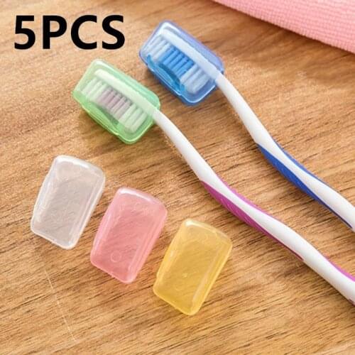 2021 New Mixed Portable Travel Toothbrush Head Cover Storage 4*2*2.5cm Tooth Brush Holder Covers Toothbrush Protect Box