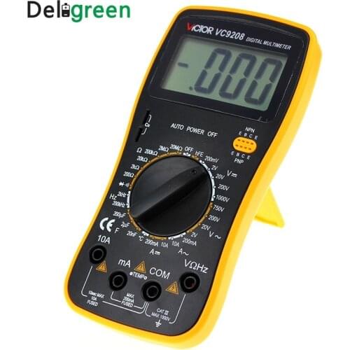 Vc9208 digital multimeter high precision digital multimeter high performance clear universal meter