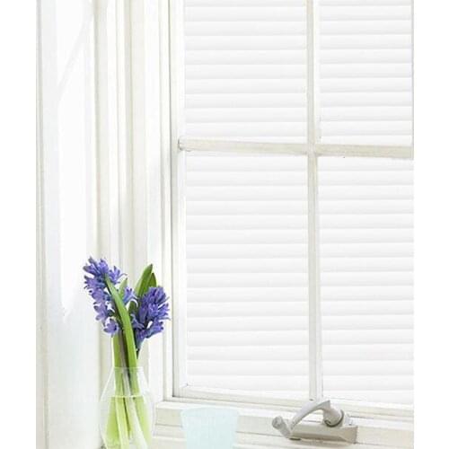Striped Glass Decorative Frosted Privacy Window Film PVC Non-Adhesive UV Blocking Heat Control Window Stickers for Office Home