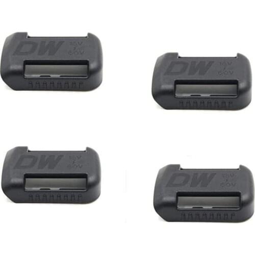 4Packs Battery Holder for Dewalt 20V 60V Battery Wall Mount Display Hanger Dock Garage Organization
