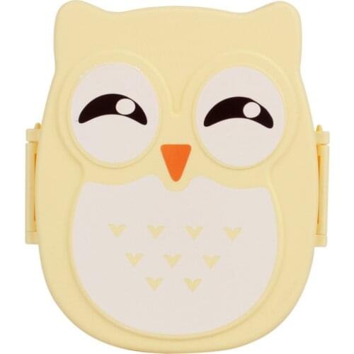 Cute Cartoon Owls Lunch Box Food Container Storage Box Portable Kids Student Lunch Box Bento Box Container With Compartment Case
