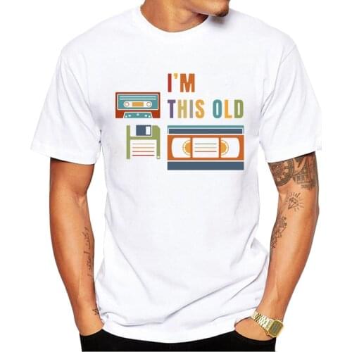 TEEHUB Hot Sales Old Data Storage Media Men T-Shirt The Compact Cassette Printed t shirts Hipster Tee Short Sleeve Tshirts