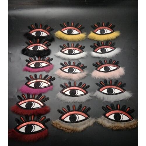 New Embroidery Pair Flower Handmade DIY Cloth Sticker Garment Decoration Wedding Accessories Sewing Tools