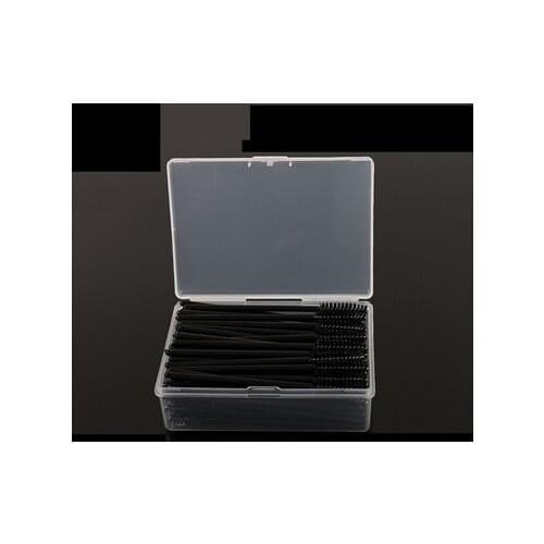 50boxes Disposable Make up Eyelash Brush Mascara Wands Wand Brush Eye Lash Makeup Brushes Tool with Box fashion