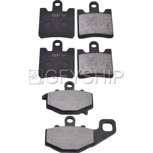 For KAWASAKI ZX-6R ZX600 P7F/P8F/R9F/RAF/RBF/RCF/RDF/REF/RFF/RGF 599cc 2007-2016 motorcycle Front Rear Brake Pads Brake Disks