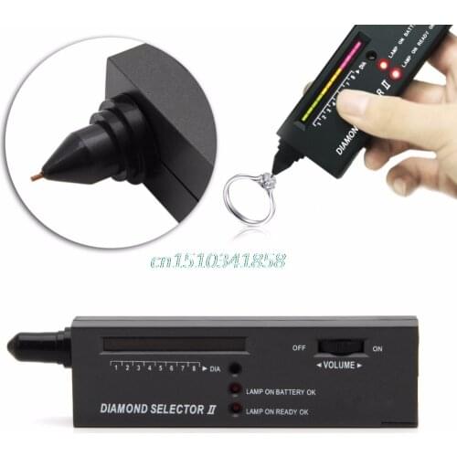 Professional High Accuracy LED Diamond Tester Jewelry Gem Selector Test Pen Tool #Y51