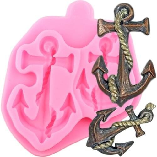 Rope Anchor Lace Silicone Mold Kitchen Baking Cake Decorating Tools Chocolate Cupcake Topper Fondant Mold Candy Clay Resin Mould