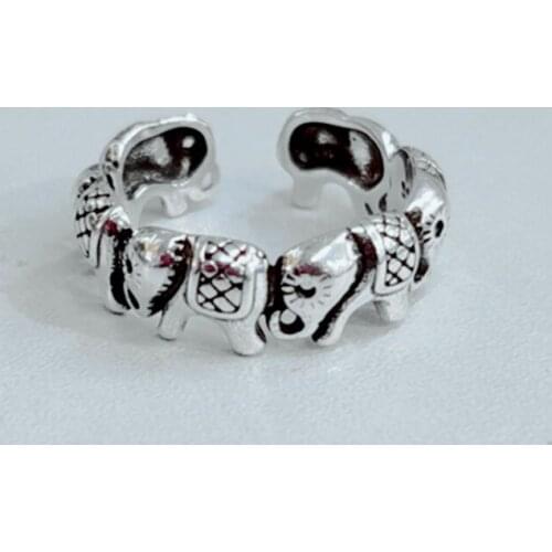 11.11 Sale Women Fashion Free Shipping S Adjusting Ring Vintage Retro Animal Elephant Finger Rings For Women