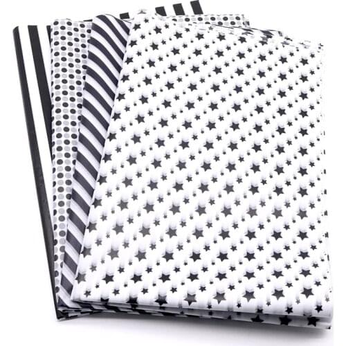 20pcs Christmas Tissue Paper Flower 50*66cm Gift Packaging Home Decoration Party Wedding DIY Handmade Gift Packing Supplies