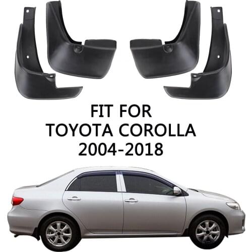 Mud Flaps For Toyota Corolla 2004-2018 4Pcs/set Splash Guards Mudflaps Front Rear Mudguards Fender Scratch Resistant