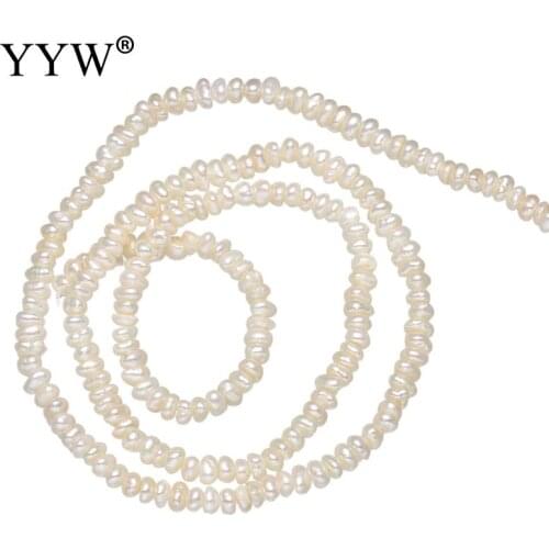 Natural Freshwater Pearl Loose Beads white 2-3mm button pearls for bracelet making diy necklace jewelry accessories