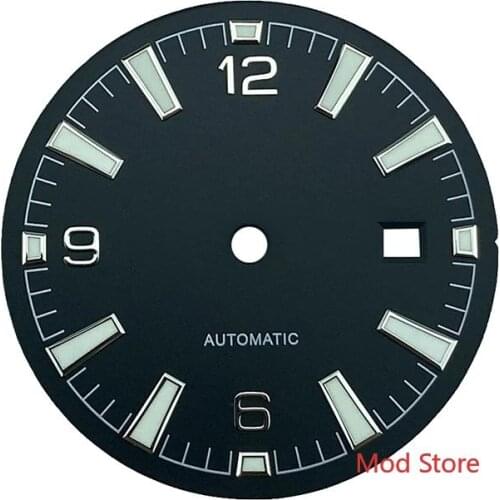 HOT 33mm New Nologo Black/Blue/Orange Sterile Watch Dial Fit ETA2824 Miyota8215 DG2813 Movement Sea Master Style Mens Watch