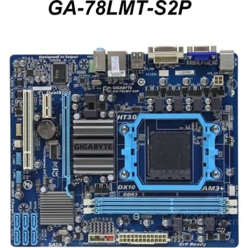 For GIGABYTE GA-78LMT-S2P Desktop Motherboard Used 760G DDR3 AM3/AM3+ 16G VGA USB2.0 78LMT-S2 S2P Boards
