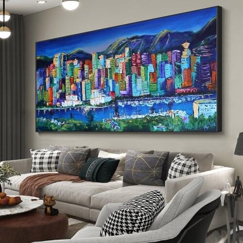 DDHH Home Painting Canvas Abstract Marlee Walchuk Vancouver Home Decor Wall Art for Living Room Bedroom no Framed
