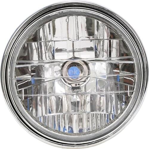 20cm Motorcycle Halogen Headlight Round Chrome 12V Head Light Lamp For Hornet 250 600 900 Honda CB400 500 1300 VTEC VTR 250