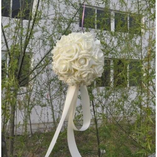 HOT SALE!!! (25cm) FOAM ROSE BALL, Many different colors for selection ,WEDDING DECORATION ,HANGING *FREE SHIPPING VIA EMS