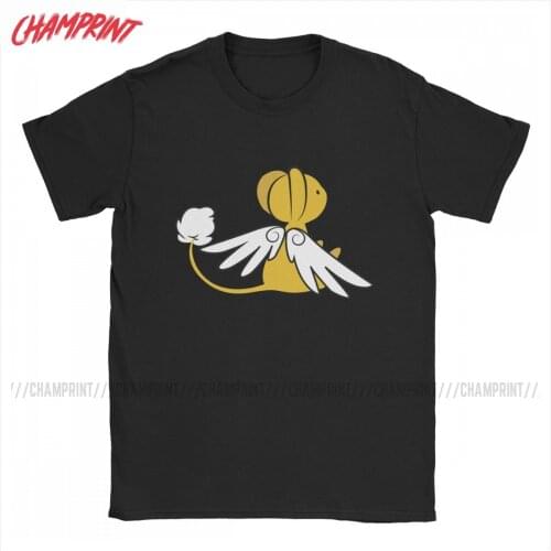 Kero Cardcaptor Sakura T-Shirts Men Card Captor Creative Cotton Tees O Neck Short Sleeve T Shirt Plus Size Tops