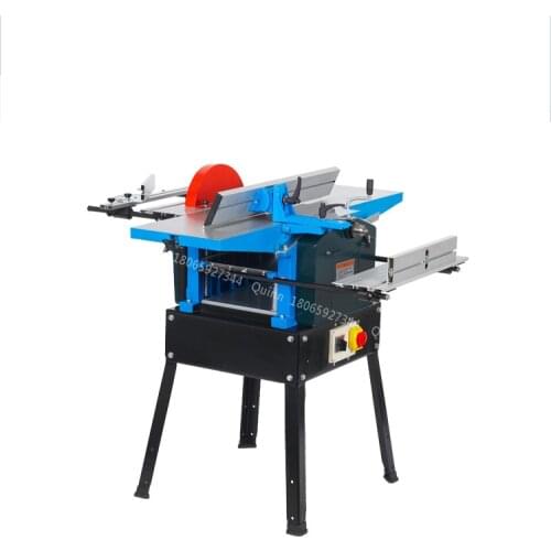 LIVTE 4in1 multifunctional 10 inch woodworking thickness jointer planer combination with table saw drilling machine device