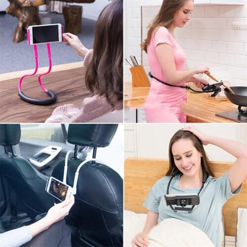 DanYee Multifunctional Lazy Phone Holder for 4"-10" Universal Phones Convenient Practical