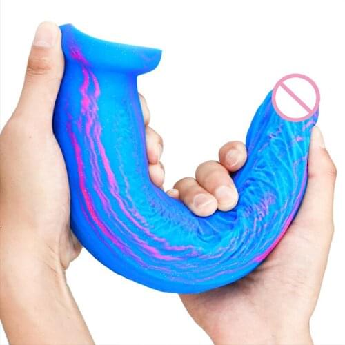 Soft Huge Fisting Realistic Dildo Female Masturbation Vagina Stimulator Big Anal Dildo Lesbian Strapon Adult Sex Toys For Women