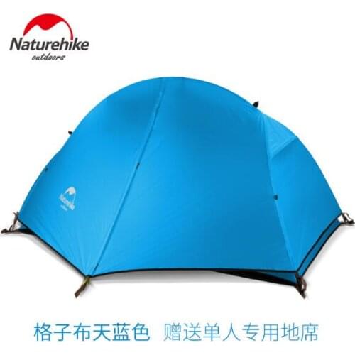 Single-person biking tent double decker professional traveler outdoor 1-person camping tent, light rainstorm protection
