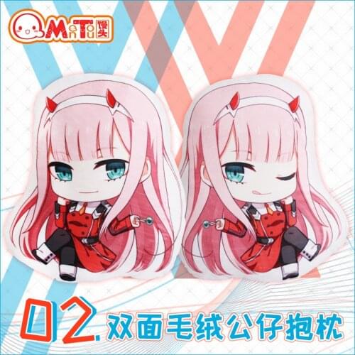 40CM Anime Darling IN THE FRANK Doll Double sided printing Pillow Gift