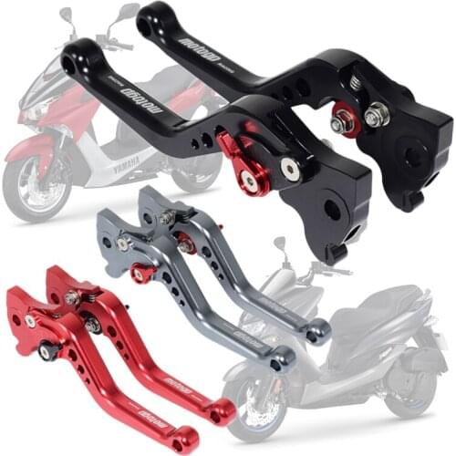 For YAMAHA SMAX 155 FORCE 155 Motorcycle adjustable aluminum Brake Clutch Levers Handlebar