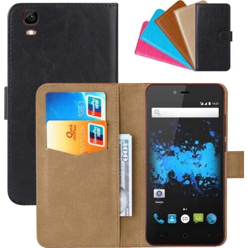 Luxury Wallet Case For Highscreen Easy L Easy L Pro PU Leather Retro Flip Cover Magnetic Fashion Cases Strap