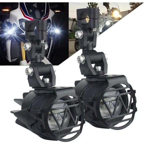 Motorcycle LED fog Light Headlight Assembly 40W Universal LED Auxiliary fog Light for BMW R1200GS F800GS F700GS