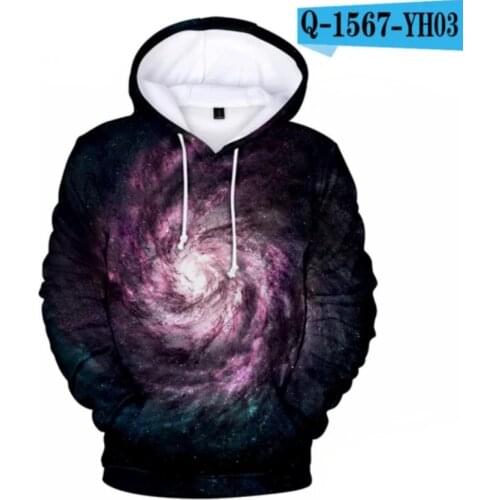 2021 New Space Galaxy Hoodies Men/Women Sweatshirt 3d Brand Clothing Cap Hoody Print Galaxy Jacket Long Sleeve Casual Outwear