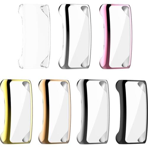 TPU Smart Watch Case Skin Shell for Fitbit Inspire 2 Anti-Scratch Protective Full Cover Guard