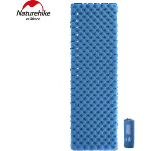 Naturehike Camping Mat Ultralight Inflatable Sleeping Pad TPU Fabric Nylon Waterproof 8cm Thickness Double Gasbag Tent Mat Pad