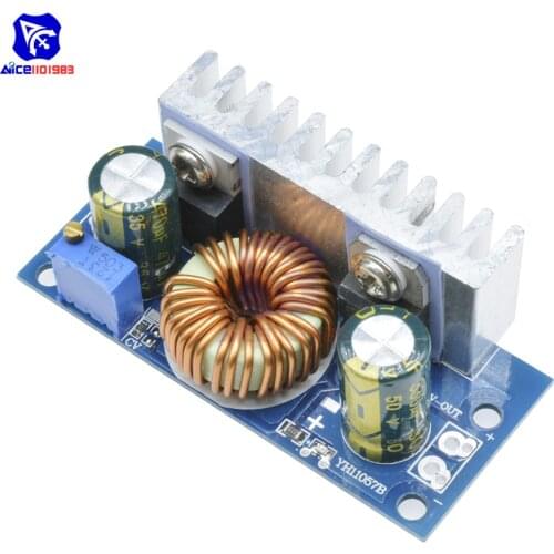 Diymoe DC-DC DC 4.5V-32V to DC 5-42V 6A Step Up Boost Converter Power Supply Module Non-isolated Short Circuit Protection
