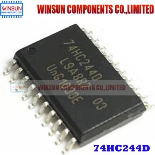 10PCS/LOT 74HC244D SOP20 74HC244 MM74HC244WM 7.2MM Brand New Original