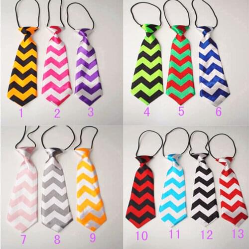 100PC/Lot Wave Stripes Large Dog Neckties Adjustable Dog Ties For Big Dog Bowties Pet Dog Grooming Accessories