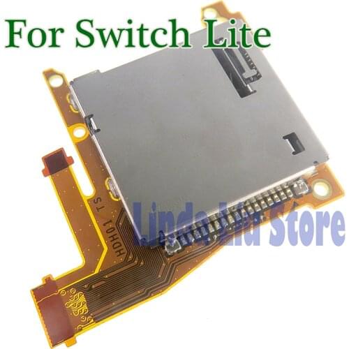 20pcs Original For Nintend NS Switch lite Game Console Game Card slot with headset motherboard PCB Replacement repair parts