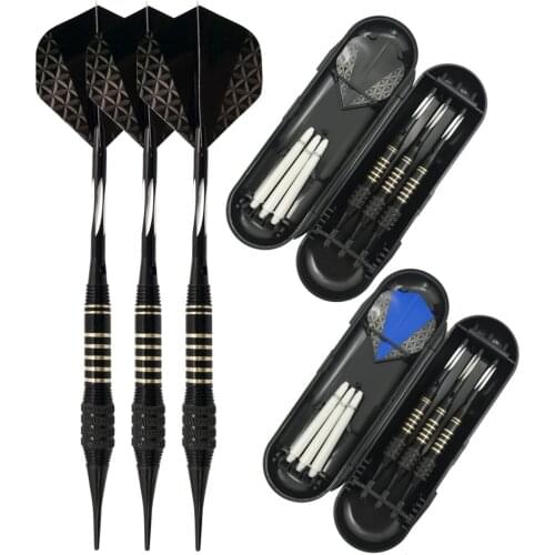 3 Pieces/Set Of Professional Soft Darts 18g Aluminum Alloy Aluminum Alloy Soft Darts Steel Tip Darts Gift Box Accessories